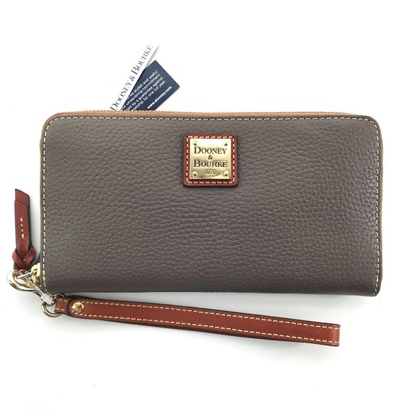 Dooney & Bourke Handbags - NWT Dooney & Bourke Elephant Large Zip wristlet